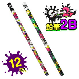 スプラトゥーン 鉛筆 2B{ 文具 キャラクター ギフト 誕生日 子ども会 施設 }[ 子供会 保育園 幼稚園 景品 イベント お祭り プレゼント 人気 ]【色柄指定不可】【不良対応不可】