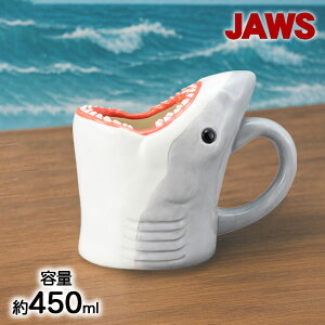 ジョーズ ダイカットマグ{ コップ カップ マグカップ 450ml ランチグッズ 雑貨 キャラクター }{ 入園 入学 ギフト 誕生日 }{ 子ども会 施設 }[ 子供会 保育園 幼稚園 景品 イベント お祭り プレゼ