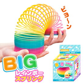 BIGレインボースプリング{玩具 おもちゃ}{ギフト 誕生日 プレゼント 景品}{イベント 子ども会 幼稚園 施設}[子供会 保育園 幼稚園 景品 イベント お祭り プレゼント 人気]【色柄指定不可】【不良対応不可】