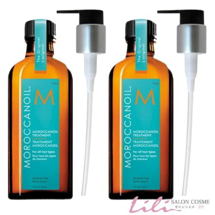 楽天市場】【2本セット】モロッカンオイル ノーマル 100ml（ポンプ付き 
