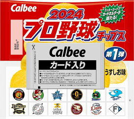 【 送料無料 あす楽 】 カルビー 2024 プロ野球チップス 22g×24袋 カード48枚