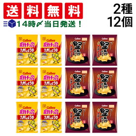 【 送料無料 最強配送 】 カルビー ポテトチップス 堅あげポテト 九州しょうゆ 各6袋 計12袋 まとめ買い