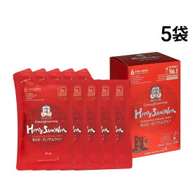 【 送料無料 】 正官庄 紅蔘元 ホンサムウォン 50ml パウチ 5袋 まとめ買い
