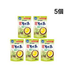 【 送料無料 】 伊藤園 伝承の健康茶 韃靼100% そば茶 ティーバッグ 14袋 × 5個 まとめ買い