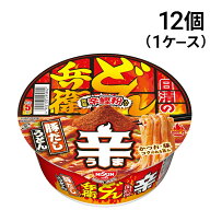 【 送料無料 最強配送 】 日清食品 辛どん兵衛 豚だしうどん 94g × 12個 ( 1ケース ) まとめ買い