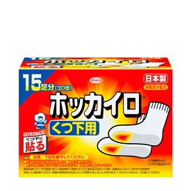【 送料無料 最強配送 】 興和 ホッカイロ くつ下用 15足分 まとめ買い 使用期限 2027年4月