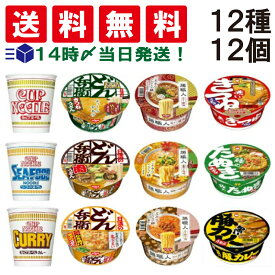 【 送料無料 あす楽 】定番 カップ麺 食べ比べ 12種類 詰め合わせ アソート セット まとめ買い かき揚げ