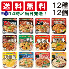 【 送料無料 あす楽 】 丸美屋 どんぶり ごはん付き 食べ比べ 12種類 詰め合わせ アソート セット まとめ買い お試し