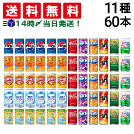 入荷待ち [2026.1月末予定]【 送料無料 最強配送 】 炭酸飲料 ジュース ミニ缶 160ml 11種 B 2ケース 詰め合わせ アソート セット 計60本 まとめ買い