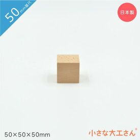 積み木 日本製 おもちゃ 知育 積木 良質 誕生日 プレゼント 1歳 2歳 3歳 4歳 5歳 国産 木製 小さな大工さん 50mm基尺 単品商品 50×50×50mm 5cm 基尺