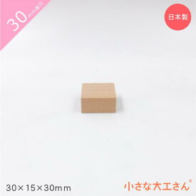 小さな大工さん 30mm基尺 30×15×30mm 単品商品 積み木 3cm 基尺