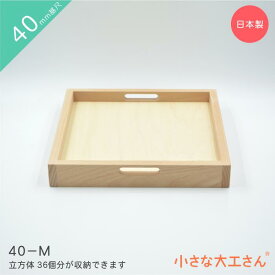40mm基尺 40-M 収納箱 立方体が36個ぴったり入ります