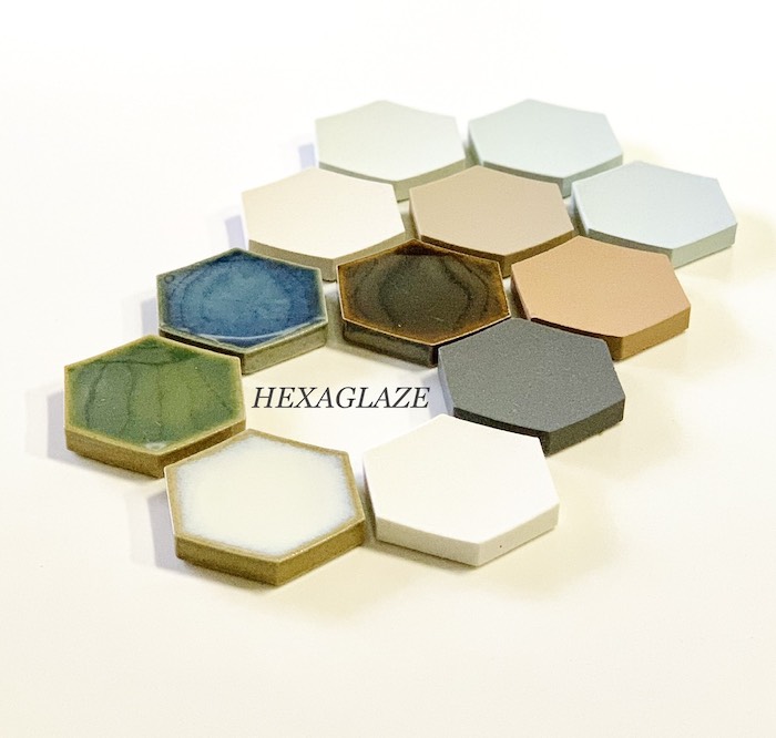 １個から購入できるおすすめのヘキサゴンタイル 六角形タイル ヘキサグレイズ HEXAGLAZE 新版 １個からのバラ売り DIY 高質で安価 インテリアにもオススメの 六角形 や ヘキサゴンタイルタイル 陶磁器