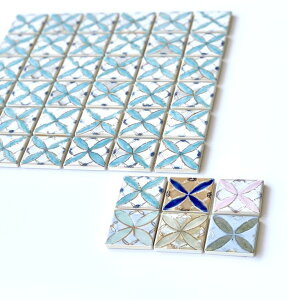 XeBJfUC  V[Y lbgV[g 49×49mm 6mm ԕ }WJ^C AeB[N ԕ bJ fUC^C 50p CeA DIYɂ