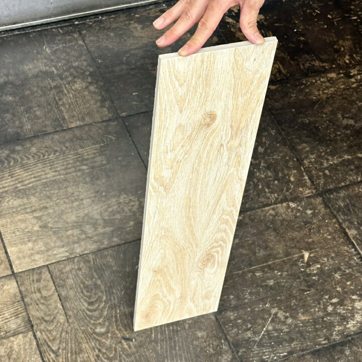 楽天市場】木目 タイル 木目調 ウッドタイル ライトオーク ベージュ 