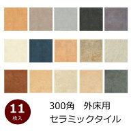 南欧 テラコッタ 磁器 タイル 300角 内床 外床 玄関 土間 ポーチ ベランダ ガーデニング DIY リフォーム …