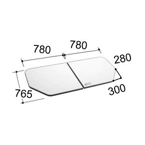 Cӂ 1600p^ۉgӂ(2) YFK-1677B(1)-D4 TCY 77×160cmp(TCY765×1560mm) /Ct^ t^/ LIXIL INAX [wґSɎgTL[N[|zzI]