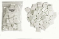 【全品P10倍+20%OFFクーポン 4/14〜17】訳あり 特価品 SGガラスモザイク【ホワイト 約200g入】SG-GLASS-G-1