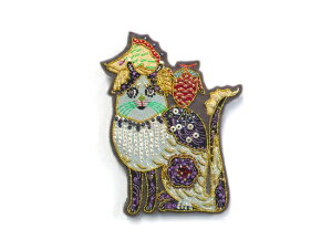 �yKLAUS HAAPANIEMI × KEIJI TAGAWA�zRyder Brooch Large TILIA ���肠 �����킯���� �n���h���C�h ������ �I���W�i�� �r�[�Y �h�J �G���K���g �t�@�b�V�����G�� �I�[�g�N�`���[�� ���f�B�[�X �g�����h�y��