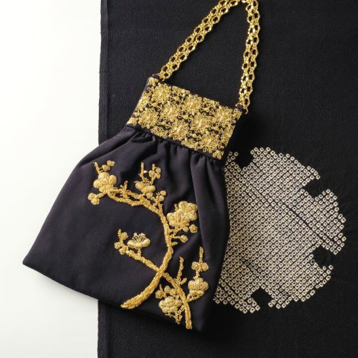 楽天市場】チリア 田川啓二 蒔絵バッグ＜梅＞ : 田川啓二ビーズ刺繍 