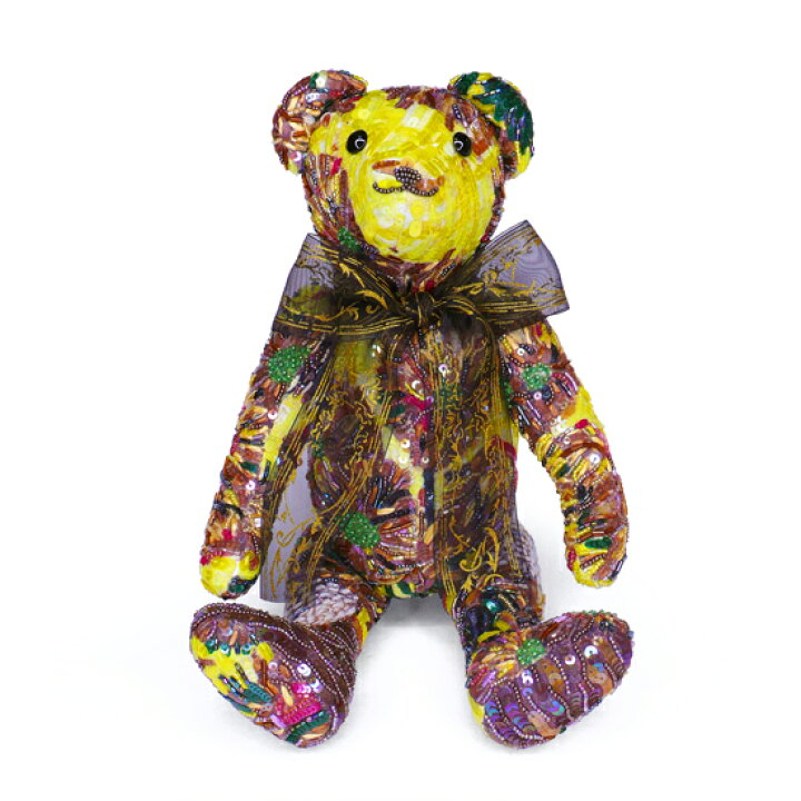 楽天市場】チリア 田川啓二 ART TEDDY BEAR Gogh -Sanflower- : 田川 