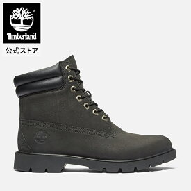 【公式】ティンバーランド Timberland メンズ 6インチ ベーシック ブーツ - ブラック