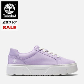 【40%OFF｜スーパーSALE限定】エントリーでP5倍：6/11(火) 1:59まで｜【公式】ティンバーランド Timberland レディース ローレル コート レースアップ ロー スニーカー - ライトパープル