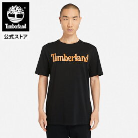 【公式】ティンバーランド Timberland_メンズ 半袖 ワードマーク カモ Tシャツ