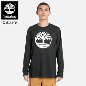 【公式】ティンバーランド Timberland_メンズ 長袖 ツリー ロゴ Tシャツ