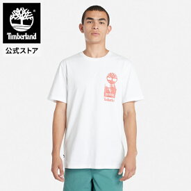 【公式】ティンバーランド Timberland_メンズ 半袖 バック スローガン Tシャツ
