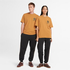 【公式】ティンバーランド Timberland_オールジェンダー 半袖 スクリブル ツリー グラフィック Tシャツ