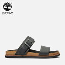 【公式】ティンバーランド Timberland メンズ アマルフィ バイブス ダブル ストラップ サンダル - ブラック