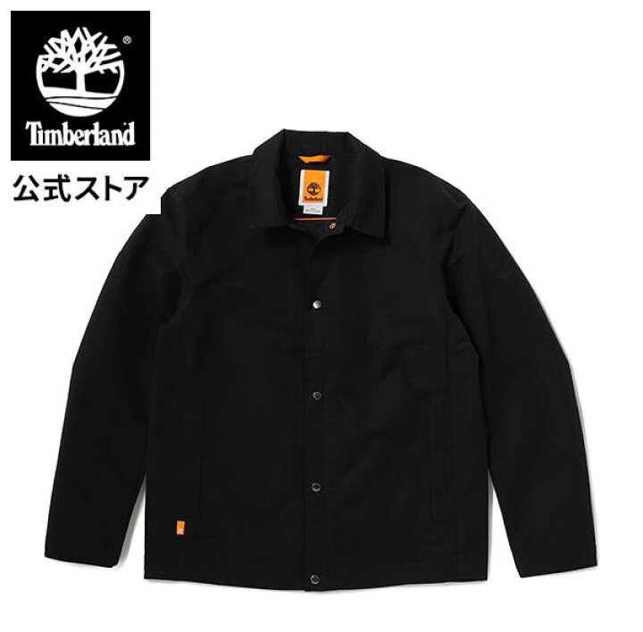 楽天市場 公式 ティンバーランド Timberland アウトレット メンズ コーチジャケット ブラック シーパイン 6zz アウトドアトップス アウター 防寒 コート 防水 レインコート レインジャケット 羽織り ティンバーランド公式ショップ