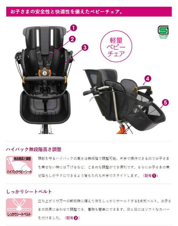 楽天市場】マルイシ ふらっかーずシュシュ FRCH203Z 3人乗り自転車 