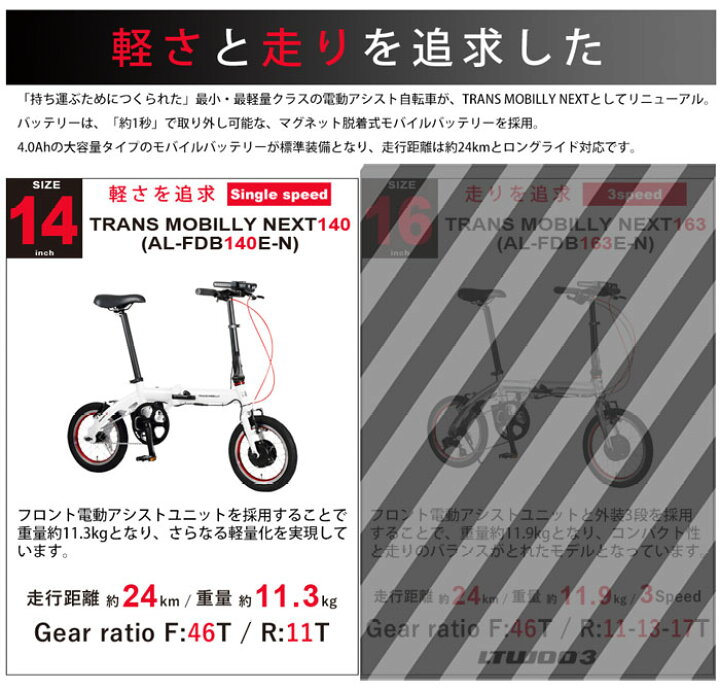 アシスト自転車 ユニット重量