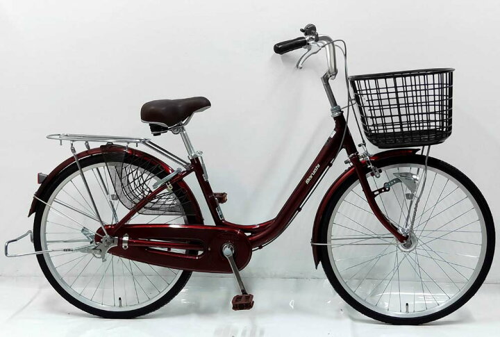 大人用】整備済中古自転車 丸石 軽いアルミフレーム 26型カール 銀色 