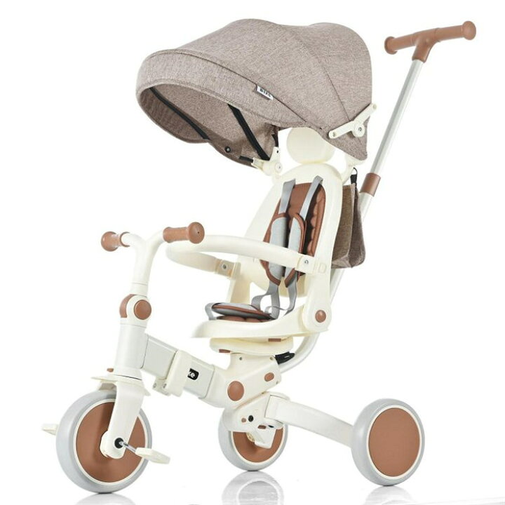 楽天市場】子供用三輪車 折りたたみ 手押し かじとり おしゃれ 1歳 2歳 