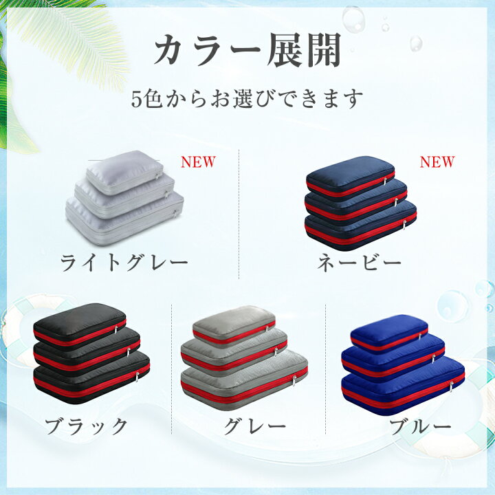 楽天市場】S M L サイズ 約20L 改良版 トラベルポーチ 圧縮ポーチ 圧縮 
