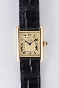CARTIER SM must de TANK Ref.5057001yNI[czyBe[Wvz