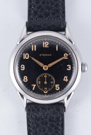 ETERNA Cal.1137T Black Gilt Dial【ヴィンテージ時計】