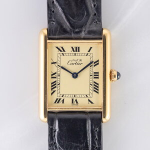 CARTIER LM MUST DE TANK REF.590005yNI[czyBe[Wvz