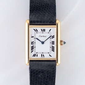 CARTIER LM Pre Must TANK for Europe Ref.15705 w.BOX NEW OLD STOCK【手巻き】【ヴィンテージ時計】