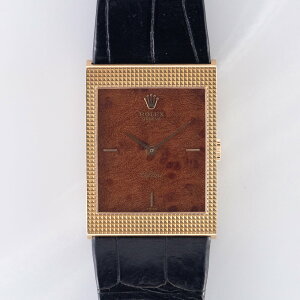 ROLEX Cellini Burlwood Dial Ref.4127y芪zyBe[Wvz