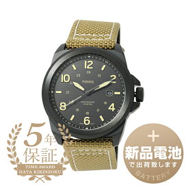 【新品電池で安心出荷】 フォッシル ブロンソン 腕時計 FOSSIL BRONSON FS5917 ブラック メンズ ブランド 時計 新品