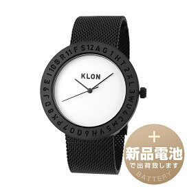 【20%OFF楽天スーパーSALE対象】【新品電池で安心出荷】 クローン クローン 腕時計 KLON KLON ENGRAVE TIME klon-watch-eg40-bmbb ホワイト メンズ レディース ブランド 時計 新品