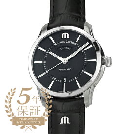 モーリスラクロア ポントス デイデイト 腕時計 MAURICE LACROIX PONTOS DAY DATE PT6358-SS001-330-1 ブラック メンズ ブランド 時計 新品