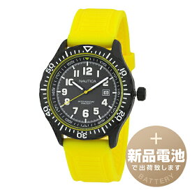 【新品電池で安心出荷】 ノーティカ ウォッチ 腕時計 NAUTICA NSR105 NAD13527G ブラック メンズ ブランド 時計 新品 正規品