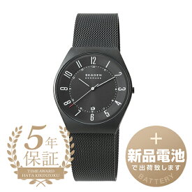 【10%OFF楽天スーパーSALE対象】【新品電池で安心出荷】 スカーゲン グレーネン 腕時計 SKAGEN GRENEN SKW6817 ブラック メンズ ブランド 時計 新品