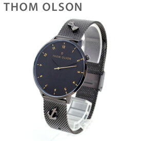 トムオルソン 腕時計 メンズ レディース ユニセックス CBTO005 ブラック ブレス THOM OLSON 正規品 【送料無料（※北海道・沖縄は配送不可）】
