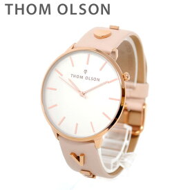 トムオルソン 腕時計 レディース CBTO012 ローズゴールド/ベージュ レザー THOM OLSON 正規品 【送料無料（※北海道・沖縄は配送不可）】